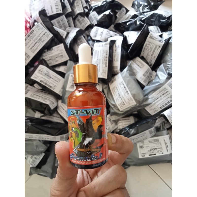 SUPER MURAI BATU ST-VIT F1 VITAMIN tetes penggacor semua burung kicau nutrobird Nagata juara super n