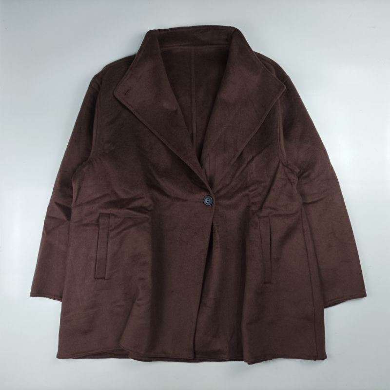 Uniqlo wool Winter Coat wanita 046
