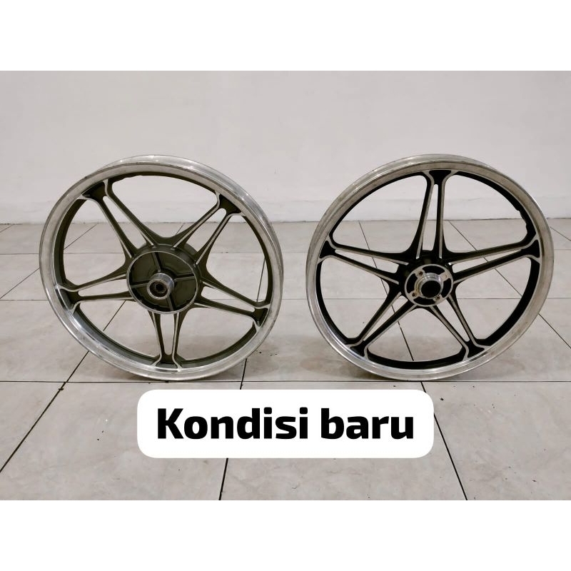VELG DEPAN BELAKANG THUNDER 125 ORIGINAL