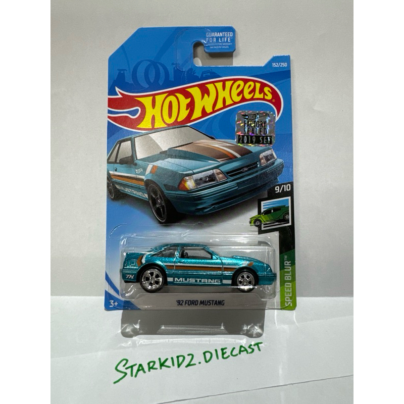 Hotwheels Super Treasure Hunt 92 Ford Mustang Factory Sealed 2019