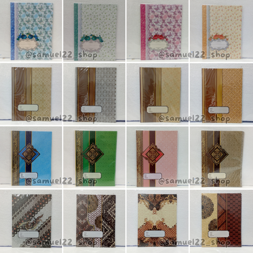

Sampul Buku Kwarto / Kuarto / A5 / SIDU Kecil SIMPATY Batik Isi 20 Lembar