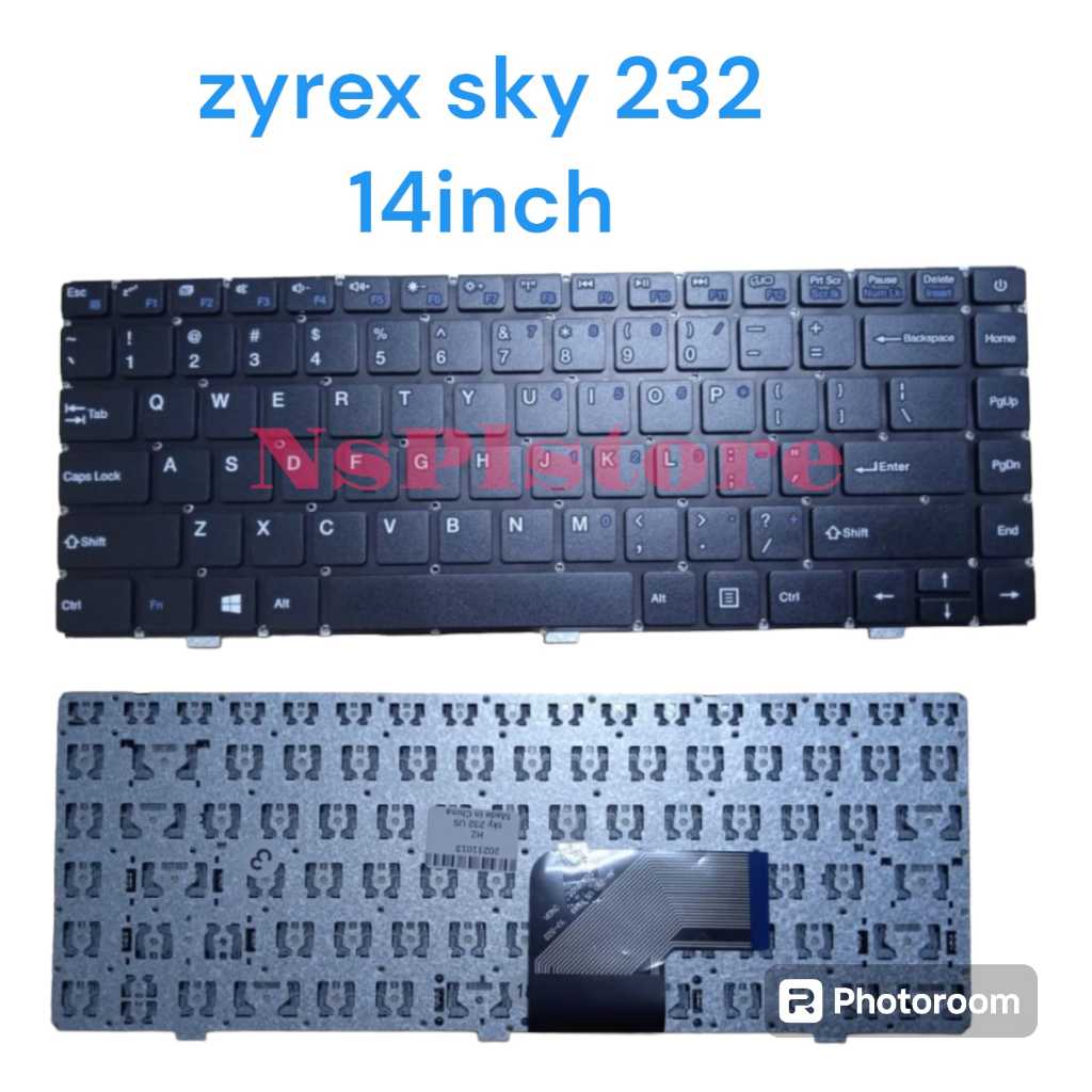 KEYBOARD AXIOO ZYREX SKY 232 2018 14inch BLACK
