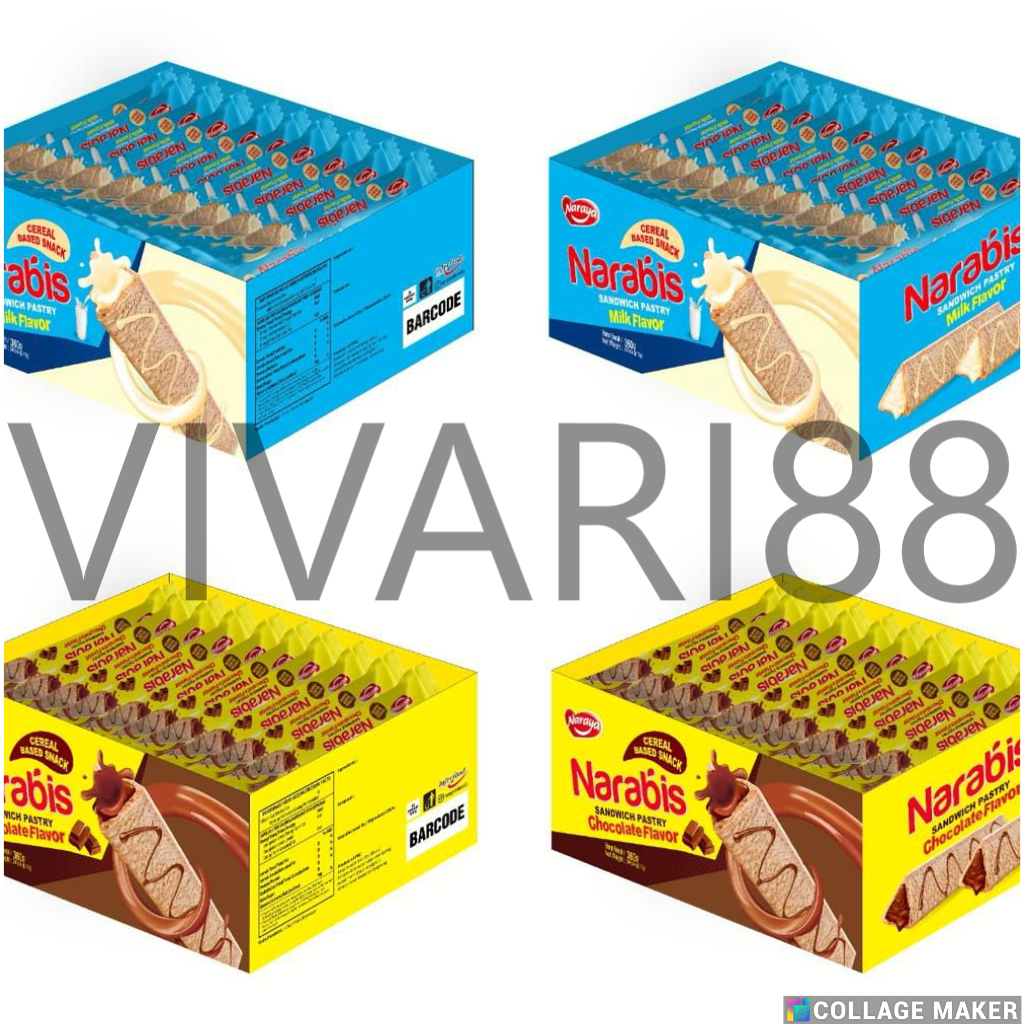 

Naraya Narabis Sandwich Pastry 360g Milk / Chocolate 360g