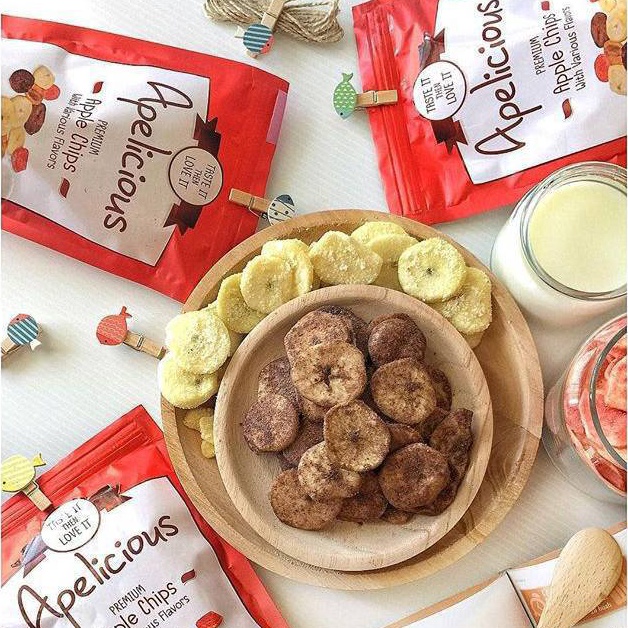

SERU APELICIOUS Keripik apel rasa Apelicious snack oleholeh Malang kripik