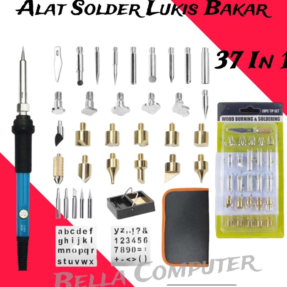 

Best Product 37 pcs DGKS Solder Alat Lukis Bakar Wood Burning Pen Pyrography 37 Set A59276solderSolder Lukissolder gambarsolder karya seniKit Pembakar Kayu Kit Pena Pirografi Ukir 6W Set Pembakar Timbul Kayu Las Besi Solder Suhu Dapat Disesuaikan