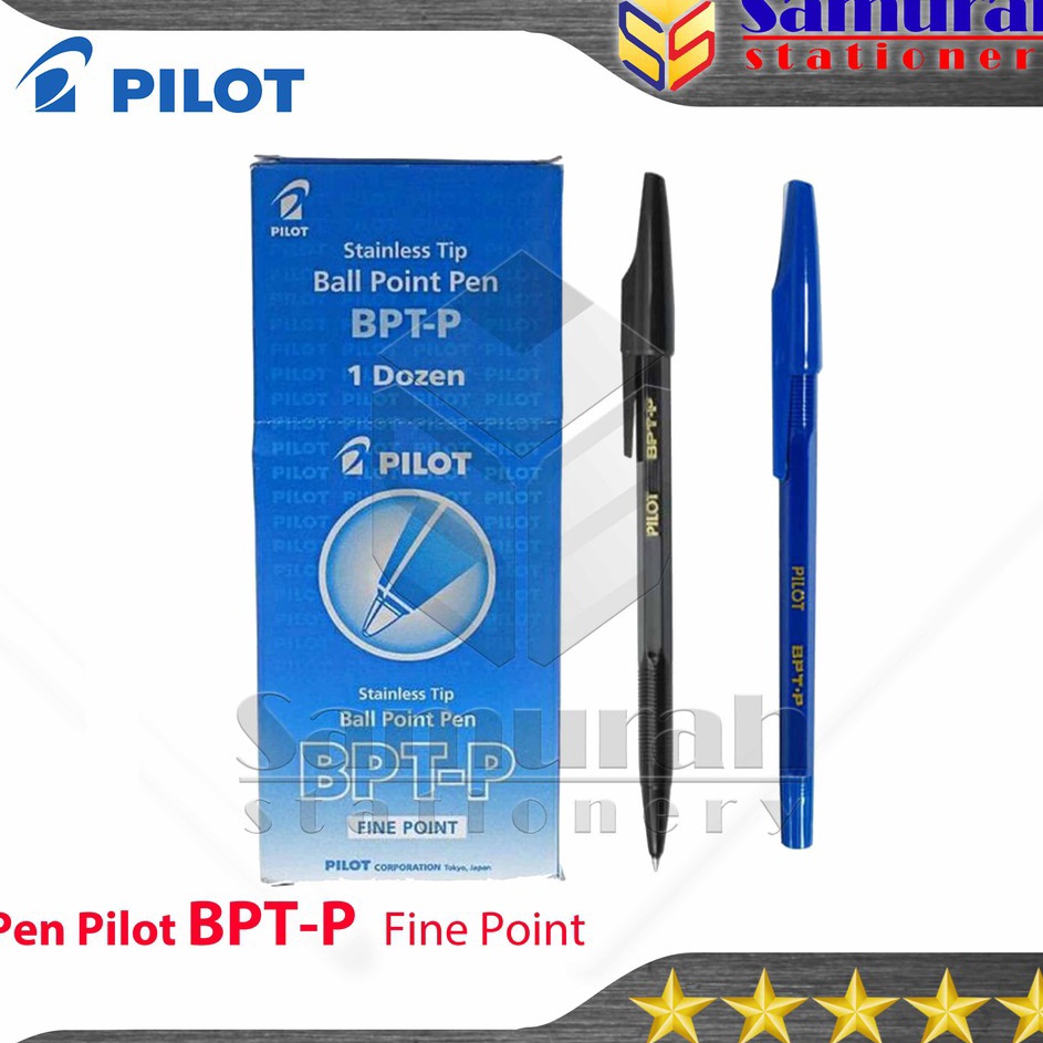 

Big Sale Ballpoint Pilot BPTP Fine Point Pulpen BPTP Asli Original Pen Cabut Hitam Biru