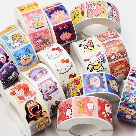 

STICKER SANRIO KUROMI Cute Stiker Tape Cartoon Washi Tape Masking Tape BuJo DIY Scrapbook Journal