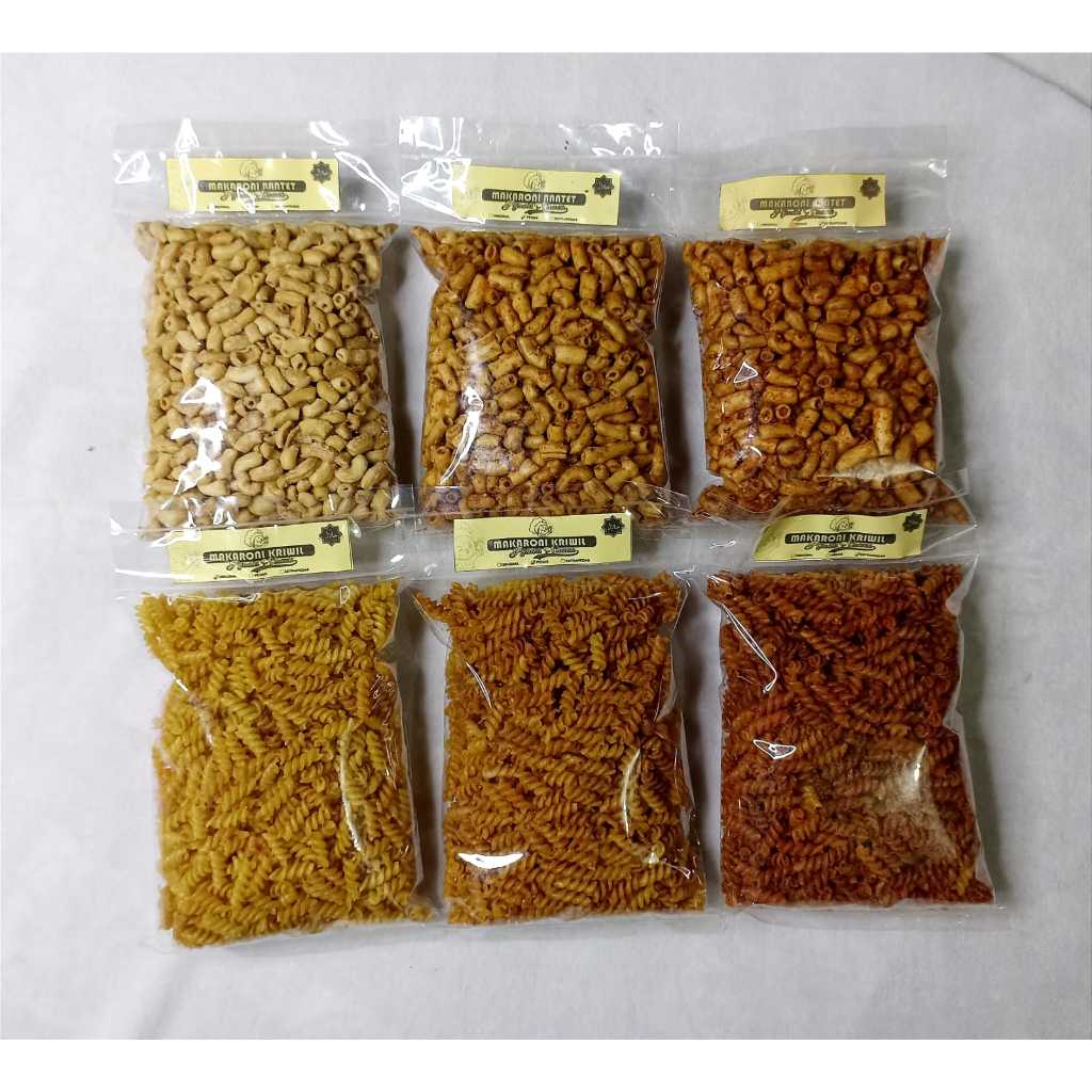 

MAKARONI BANTET DAN KRIWIL KHAS TASIKMALAYA KEMASAN 500 GRAM / 1/2 KG