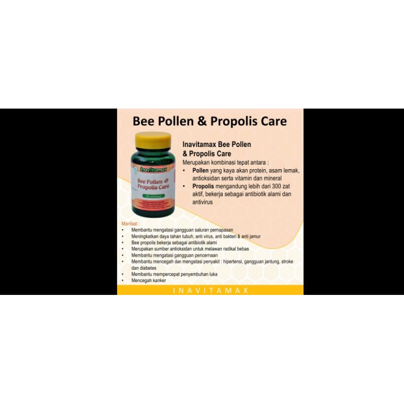 Inavitamax Bee Pollen & Propolis Care 30