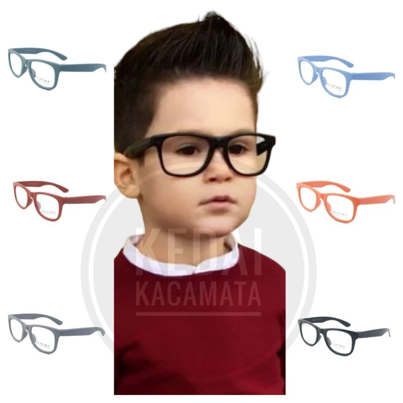 630 RADIASI ANAK/FRAME LENTUR KACAMATA ANAK LENSA RADIASI BLUE RAY / ORIGINAL / KACAMATA ANAK RADIAS