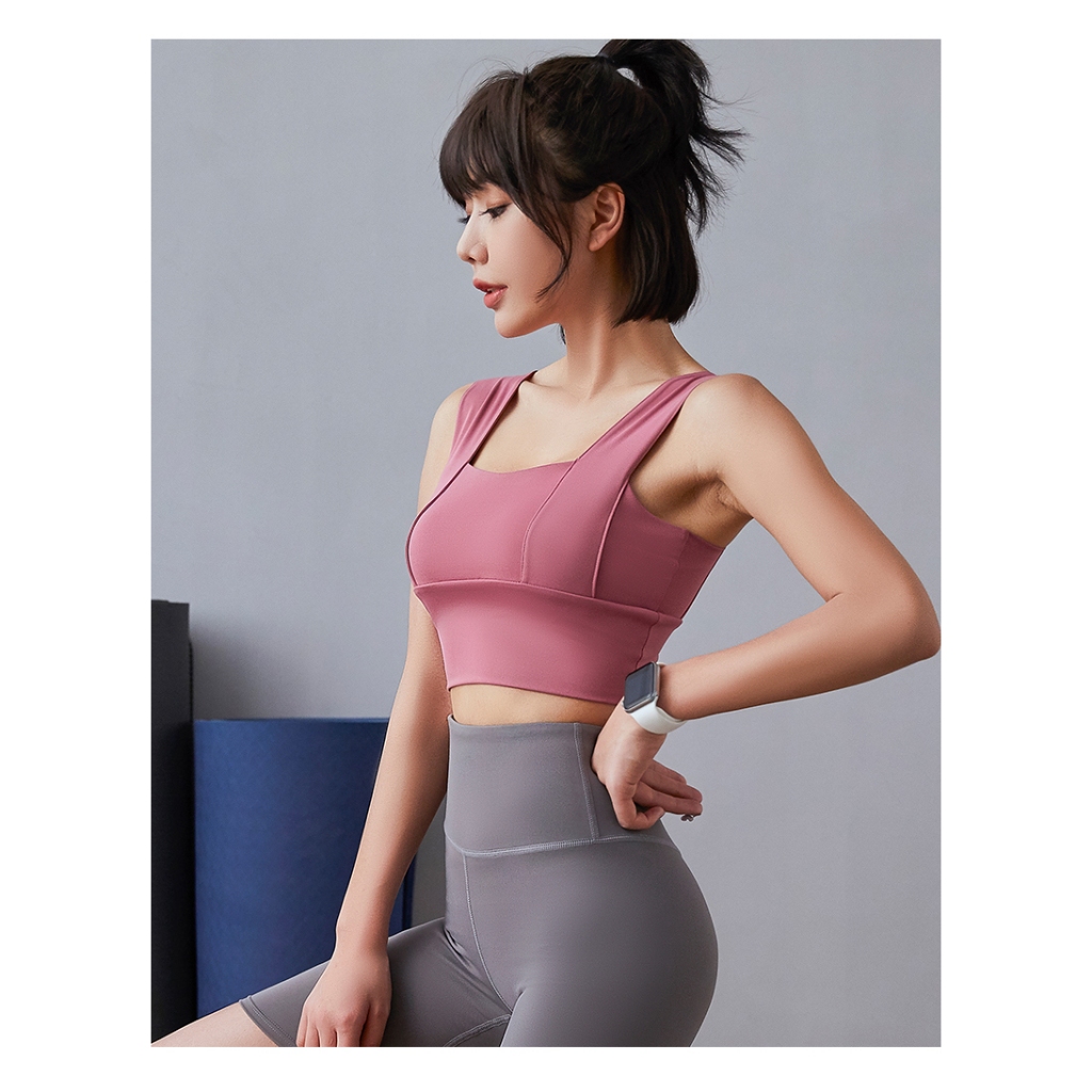 Wanita Yoga Bra Olahraga Sports Senam Vest Gym Bra Yoga Zumba Fitness Gym Running