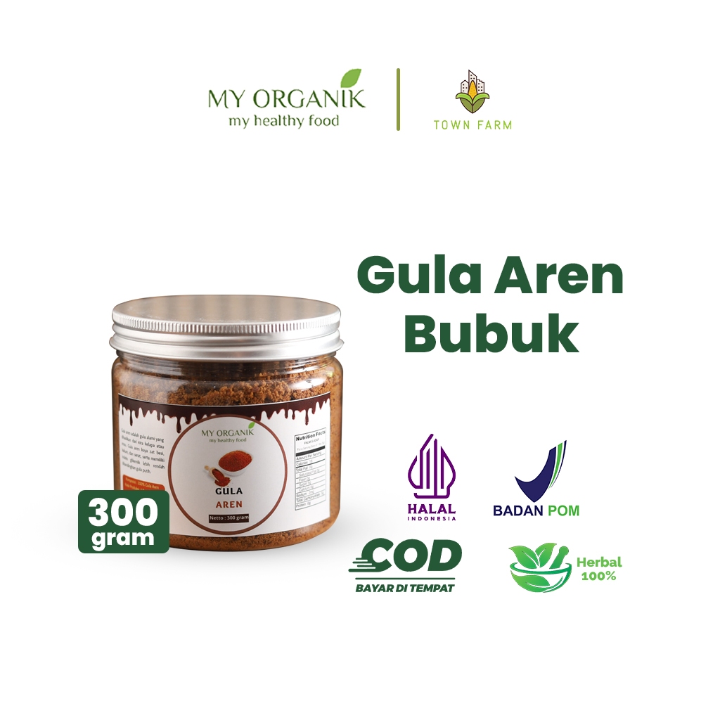 

My Organik Palm Sugar Powder Gula Aren Bubuk Murni Asli Organik Semut Super