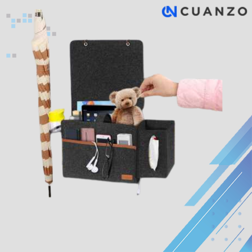 Tas Organizer Gantung Sofa Tempat Tidur Hanging Storage Bag/Keranjang Penyimpanan Mulltifungsi Dilen