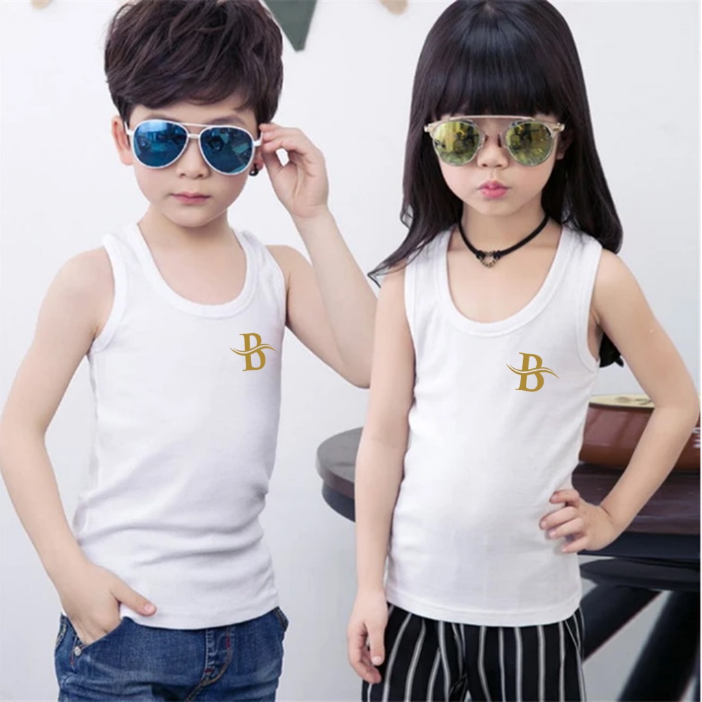 Singlet Anak Umur 2-15thn Dalaman Anak laki/perempuan BGOLD