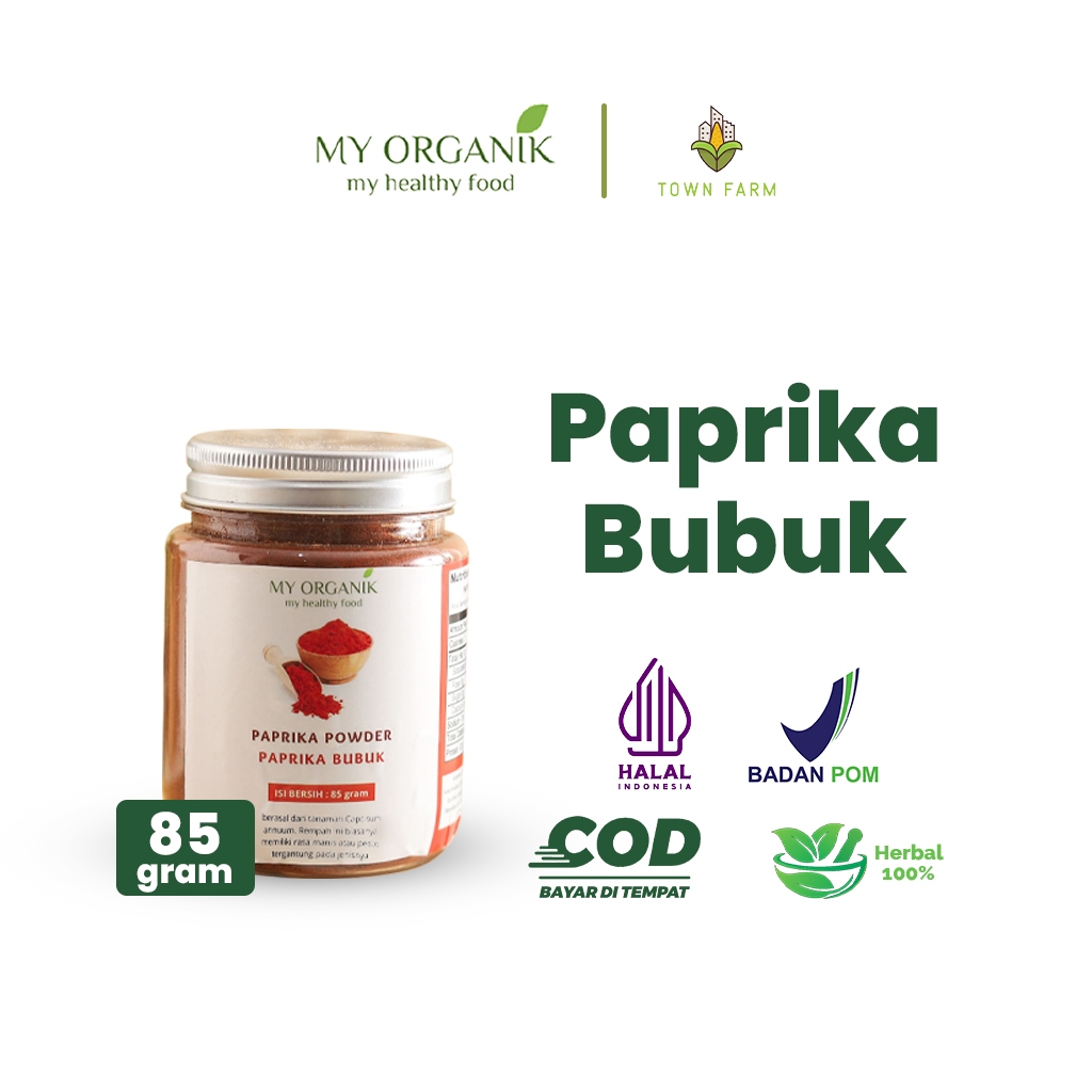 

My Organik Red Paprika Powder Paprika Bubuk Murni Tanpa Campuran 100% Asli