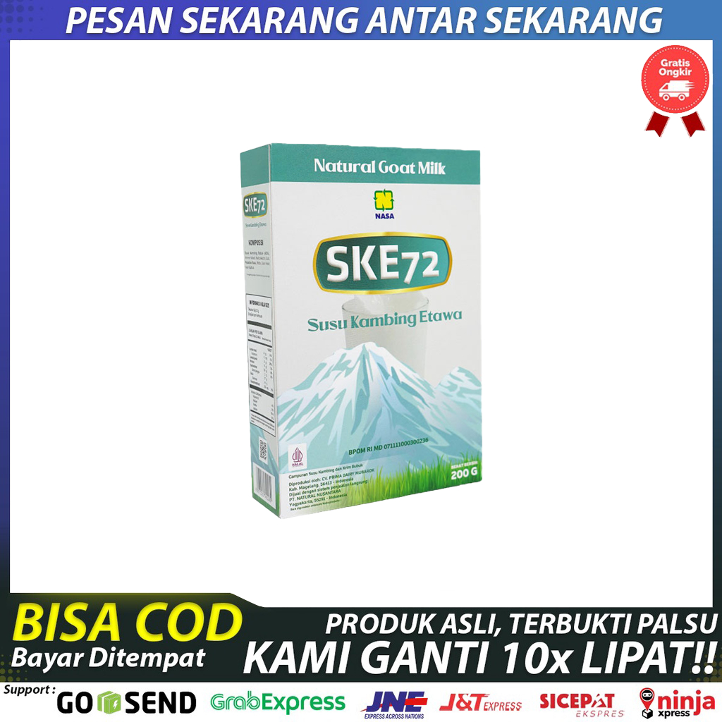 

susu kambing etawa nasa 72 ske72 original - susu murni kambing etawa rasa madu n coklat