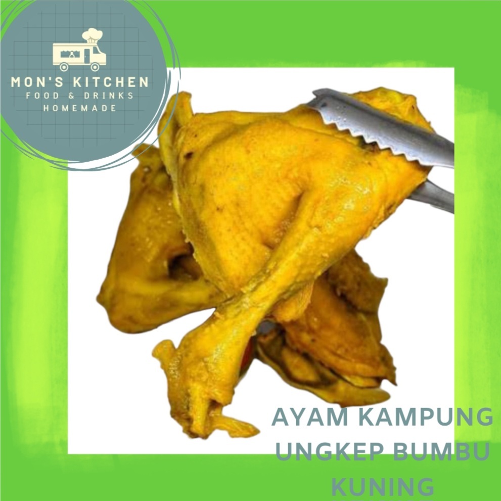 

HOMEMADE AYAM KAMPUNG UNGKEP BUMBU KUNING 1 EKOR