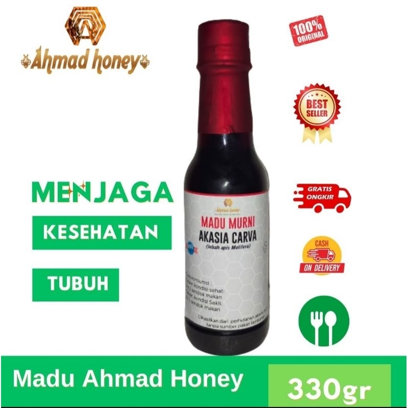 Ahmadhoney Madu asli murni hitam akasia  madu akasia madu akasia asli madu Akasia 1kg madu akasia ca