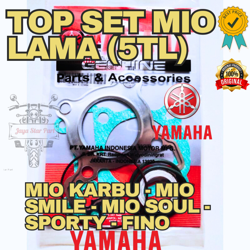 ORI TOP SET MIO LAMA MIO SPORTY MIO SMILE MIO SOUL FINO / PAKING TOP SET MIO KARBU / PACKING TOP SET