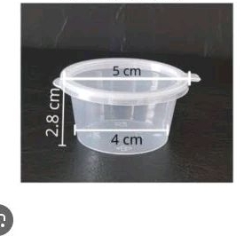 DM CUP SAUCE 35ML TUTUP 50PC
