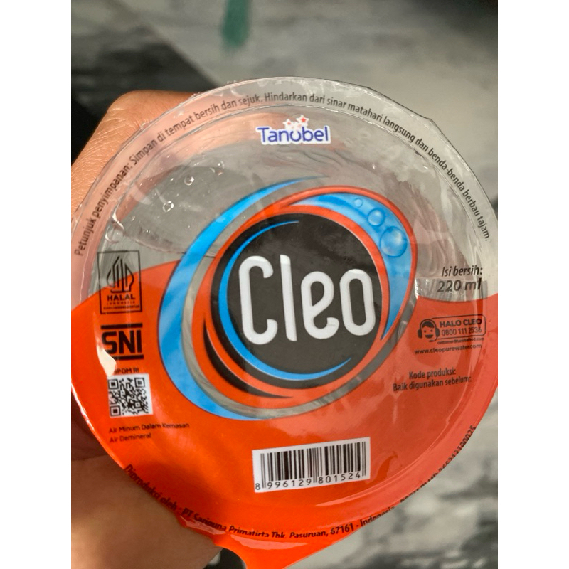 

air kemasan cleo