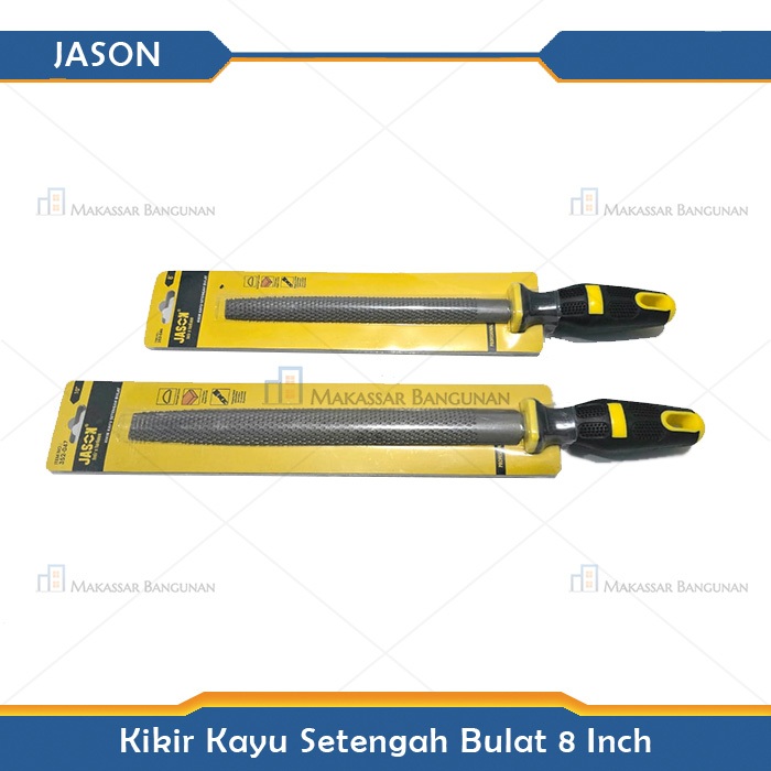 Kikir Kayu Setengah Bulat Kasar JASON 8 / 10 / 12 Inch
