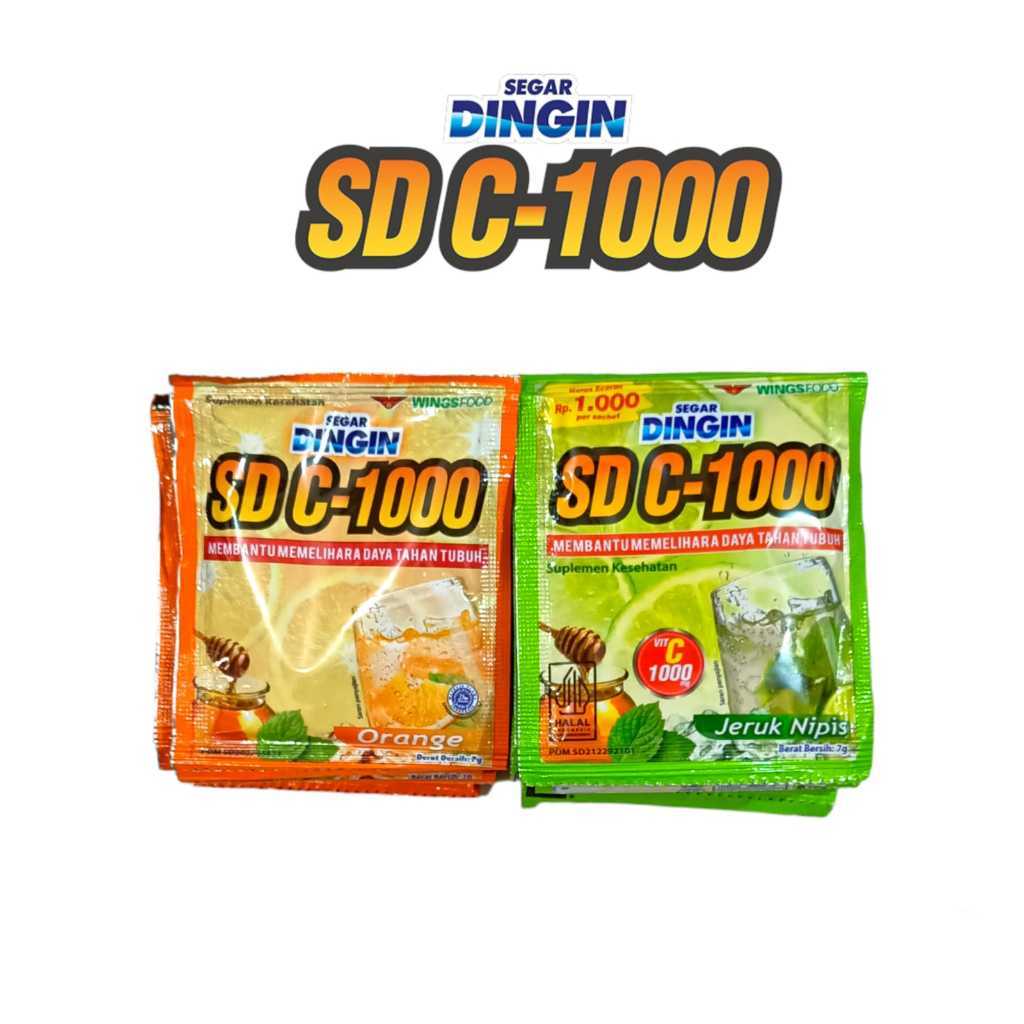 

Segar Dingin C 1000 Renceng Isi 12 Sachet x 7gr