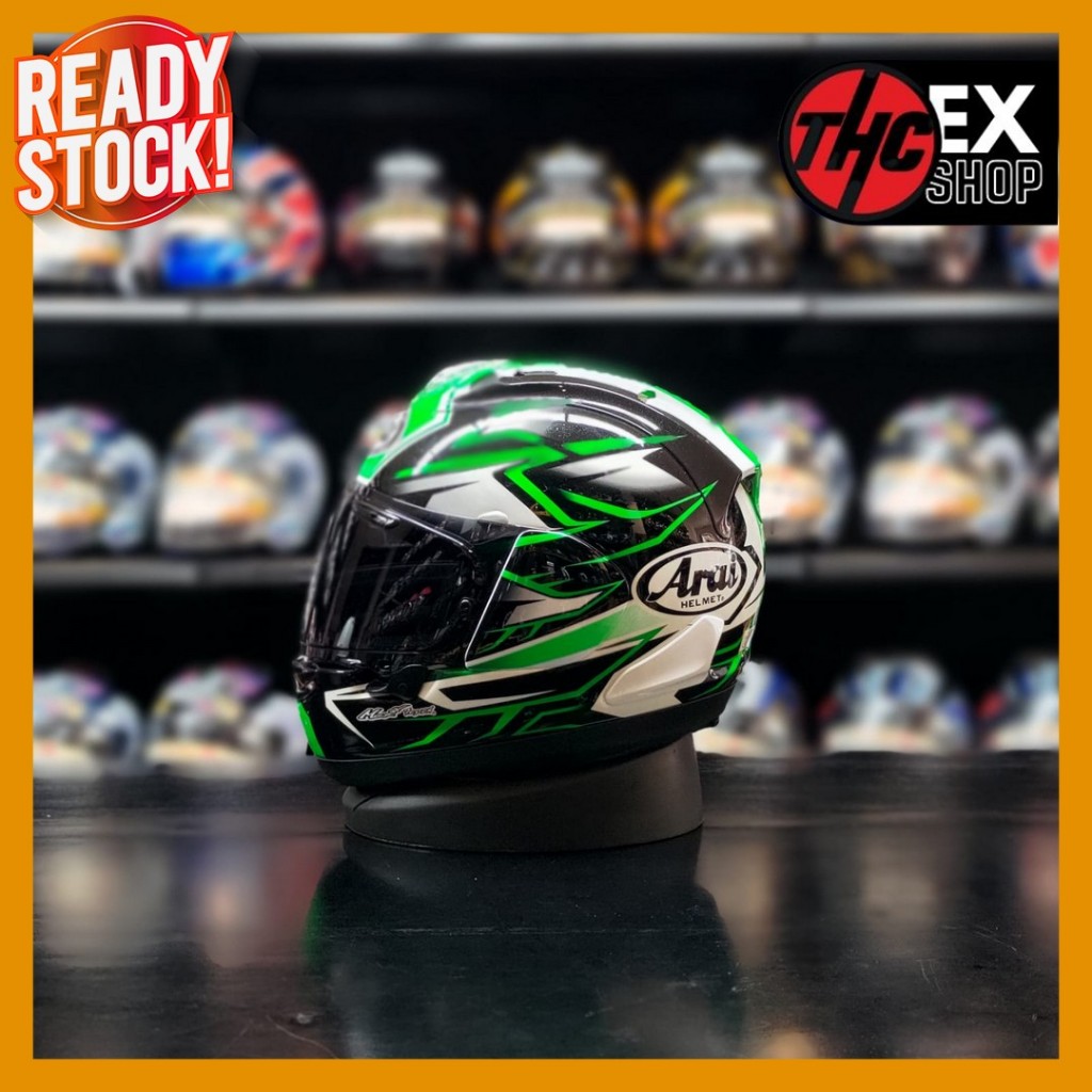 HELM RX7X GHOST GREEN SIZE M 2ND FULL FACE  HELMET SECOND