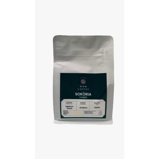 

Wow Coffee 1 Kg Biji Kopi Premium Arabika Sokoria Flores Roasted Bean