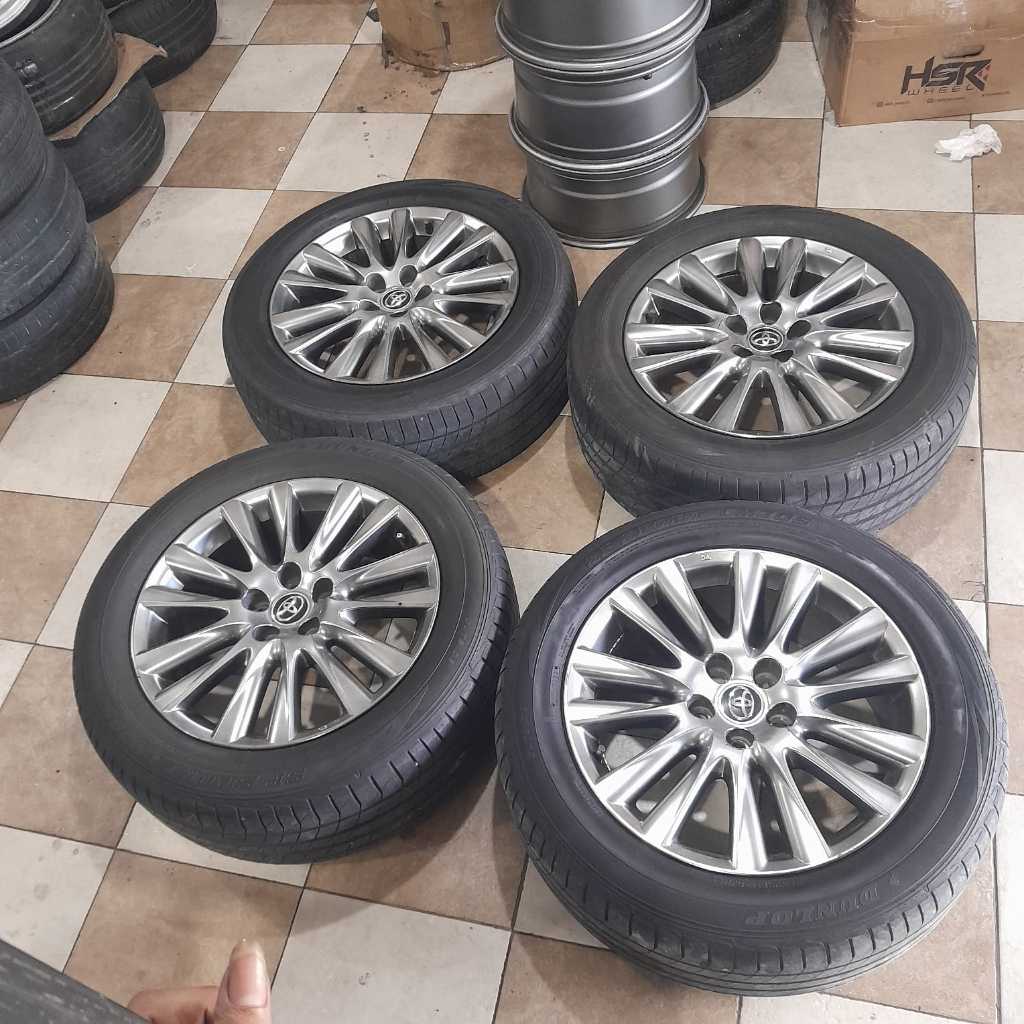 VELG MOBIL BEKAS COPOTAN STD HARRIER R18 PCD 5X114 + BAN DUNLOP 235 55 R18