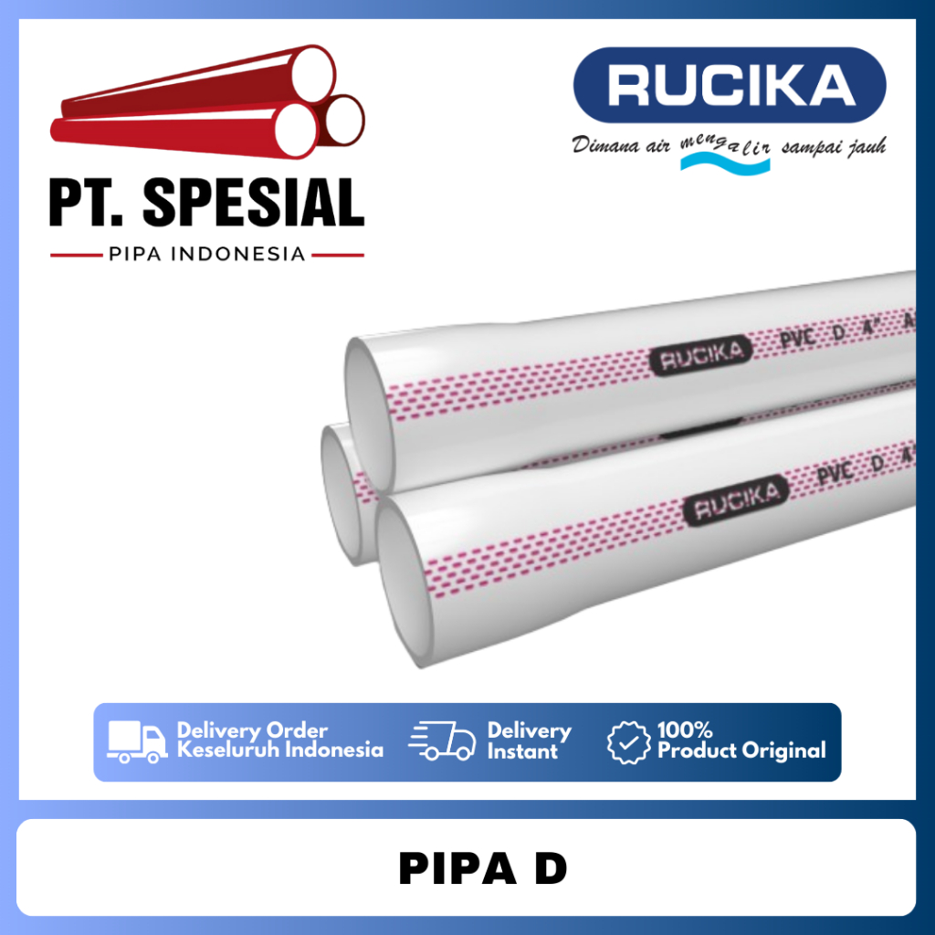 Pipa PVC D Standard Rucika 5 Inch Pipa PVC Rucika - 04