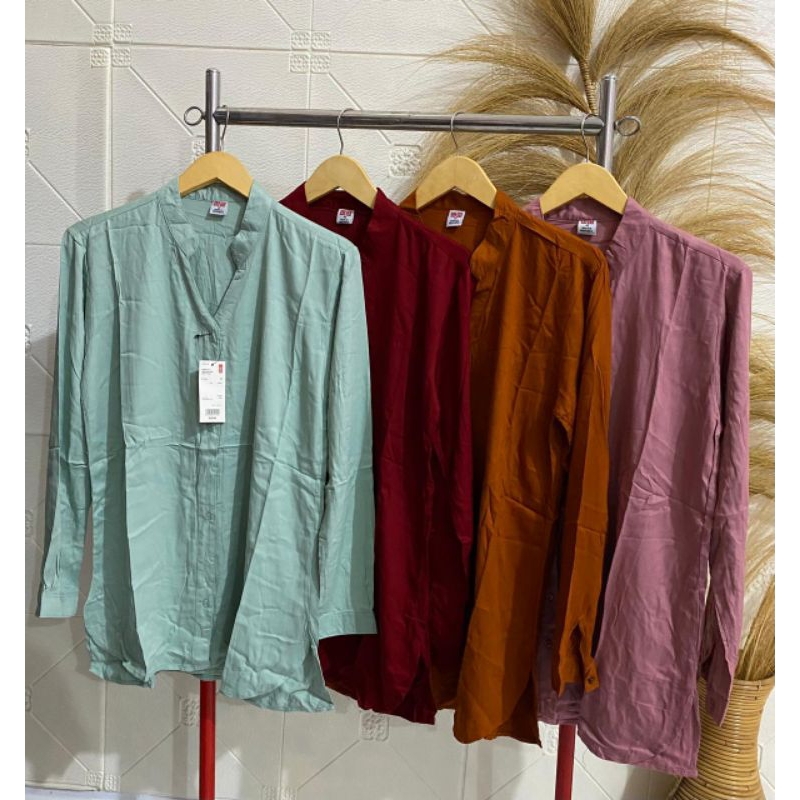 Atasan model panjang/ tunik rayon