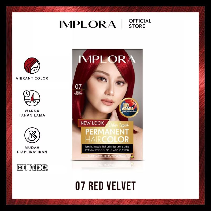 Cat Rambut Warna Merah Humer Original