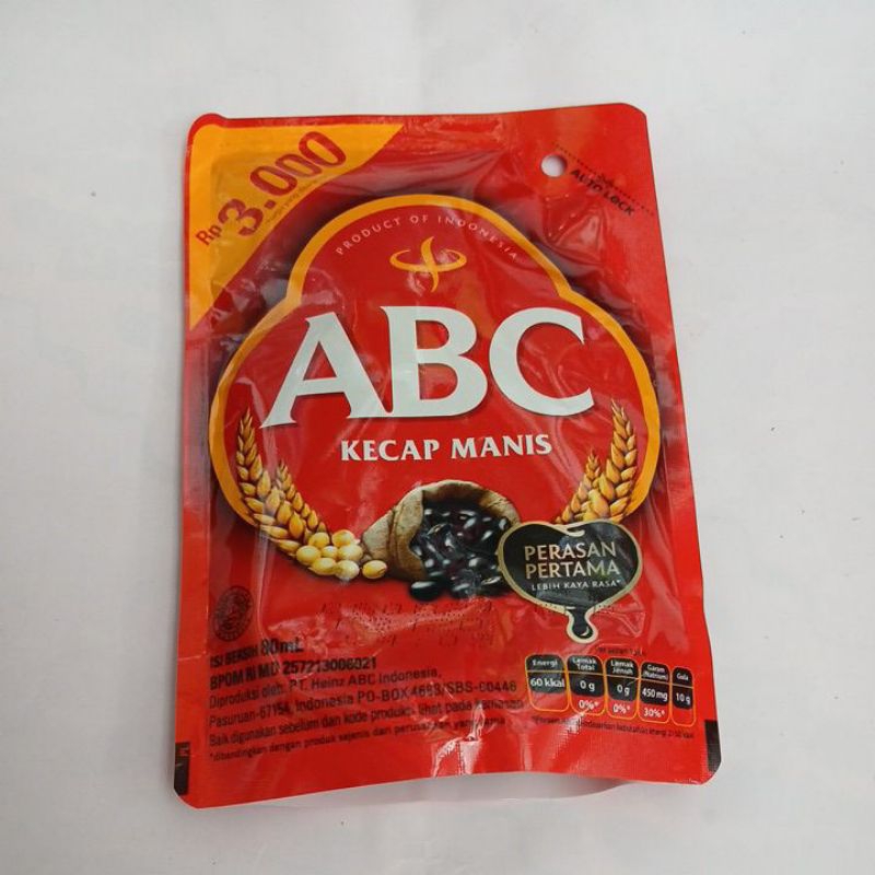 

Kecap Manis ABC 80ml