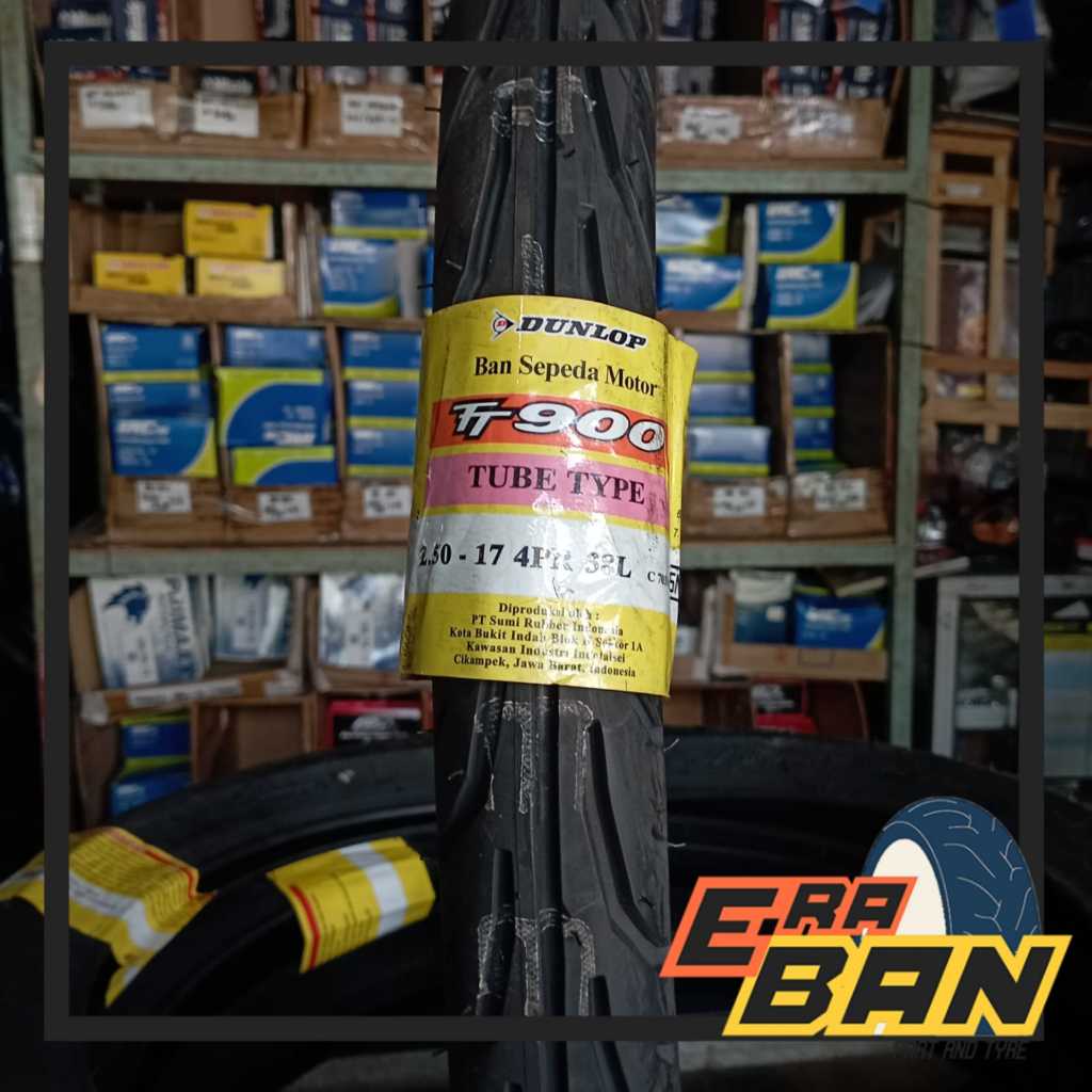 BAN LUAR DUNLOP TT900 250 RING 17 TUBETYPE