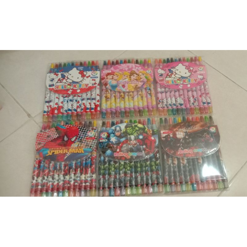

Rolling Crayon / Crayon Putar Panjang 12 Warna motif cowo cewe