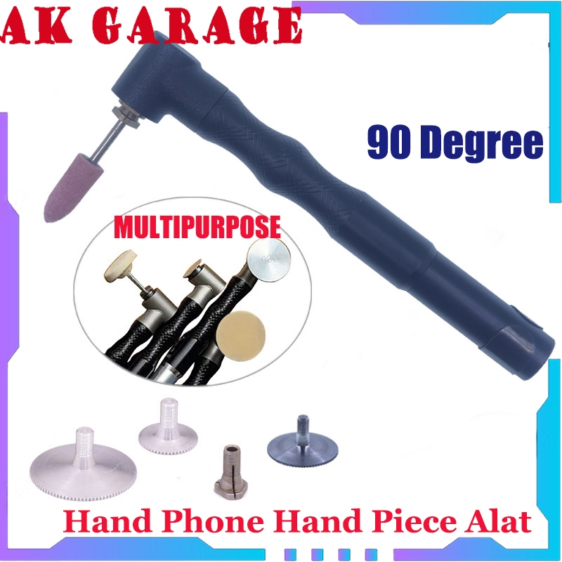 90 Degree Hand Phone Hand Piece Alat Tuner Bengkok Cuner Bor Tuner Bengkok PNP Foredom 90 Derajat