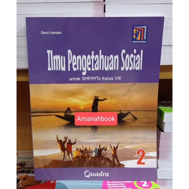 Buku IPS SMP Kelas 8 Kurikulum Merdeka Quadra