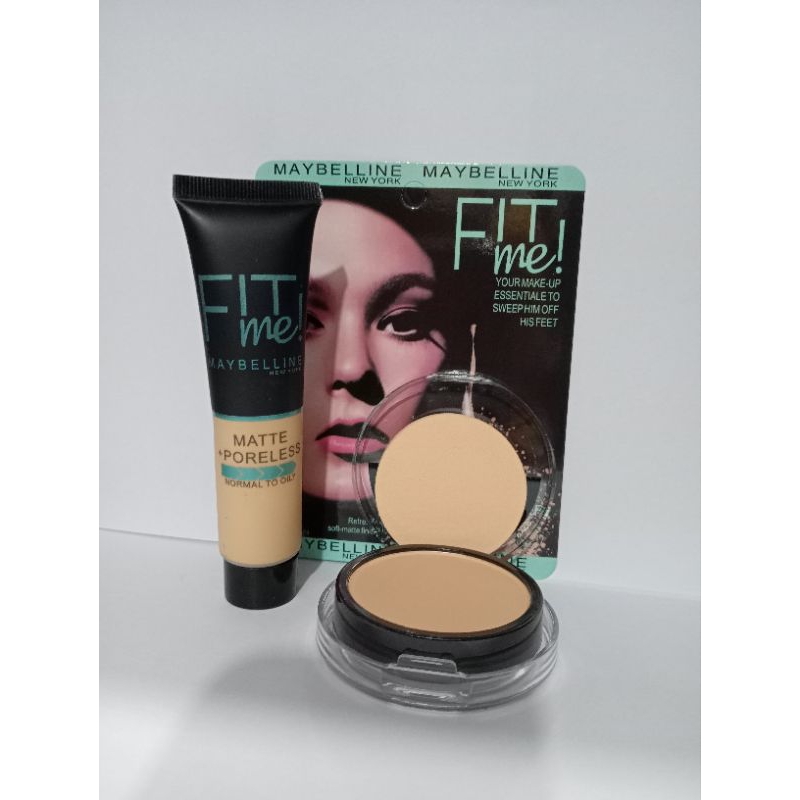 MAYBELLINE FIT ME 2IN1 BEDAK + FOUNDATION MIKA