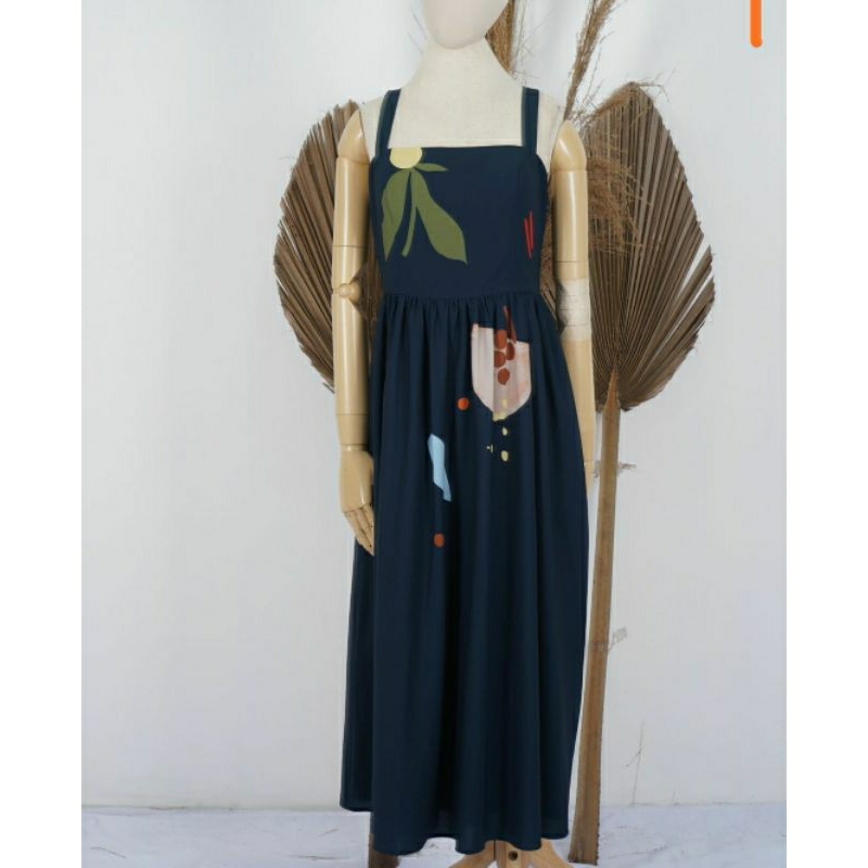 ClikClops DR017 Daster Panjang Long Dress Katun Bunga