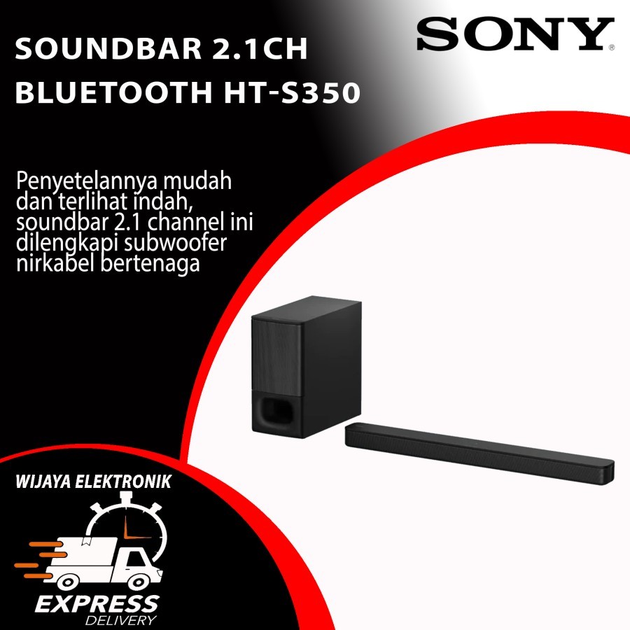 Soundbar SONY HT-S350 - Sony Soundbar Bluetooth HTS350