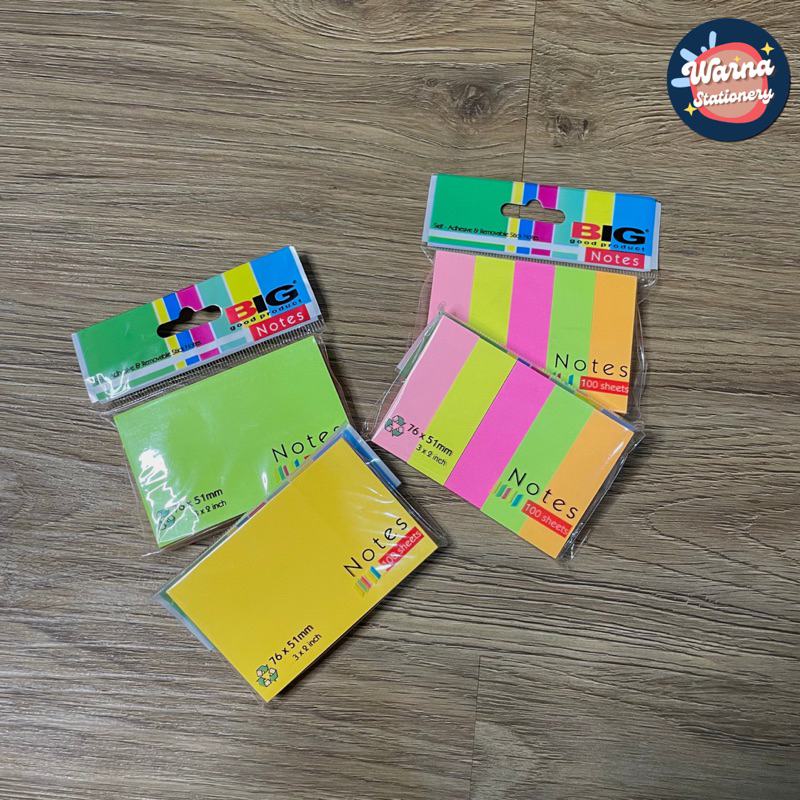 

STICKY NOTES BIG 76MM X 51MM