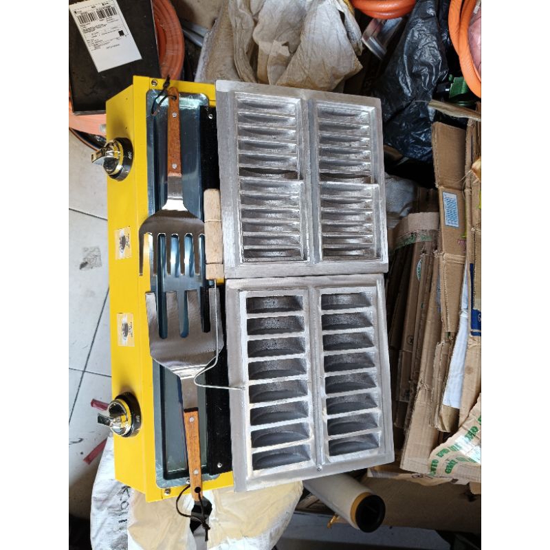 kompor gas kue pancong lumer kombinasi kue pukis