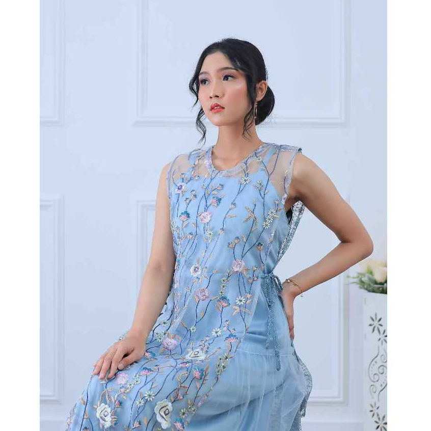 Aminy - Gardenia Fairy Dress in Blue
