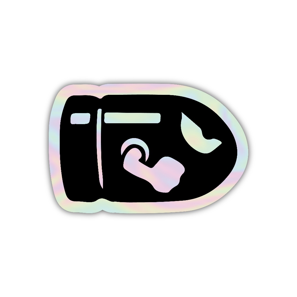 

Z189 sticker pelru aesthetic, stiker hologram satuan