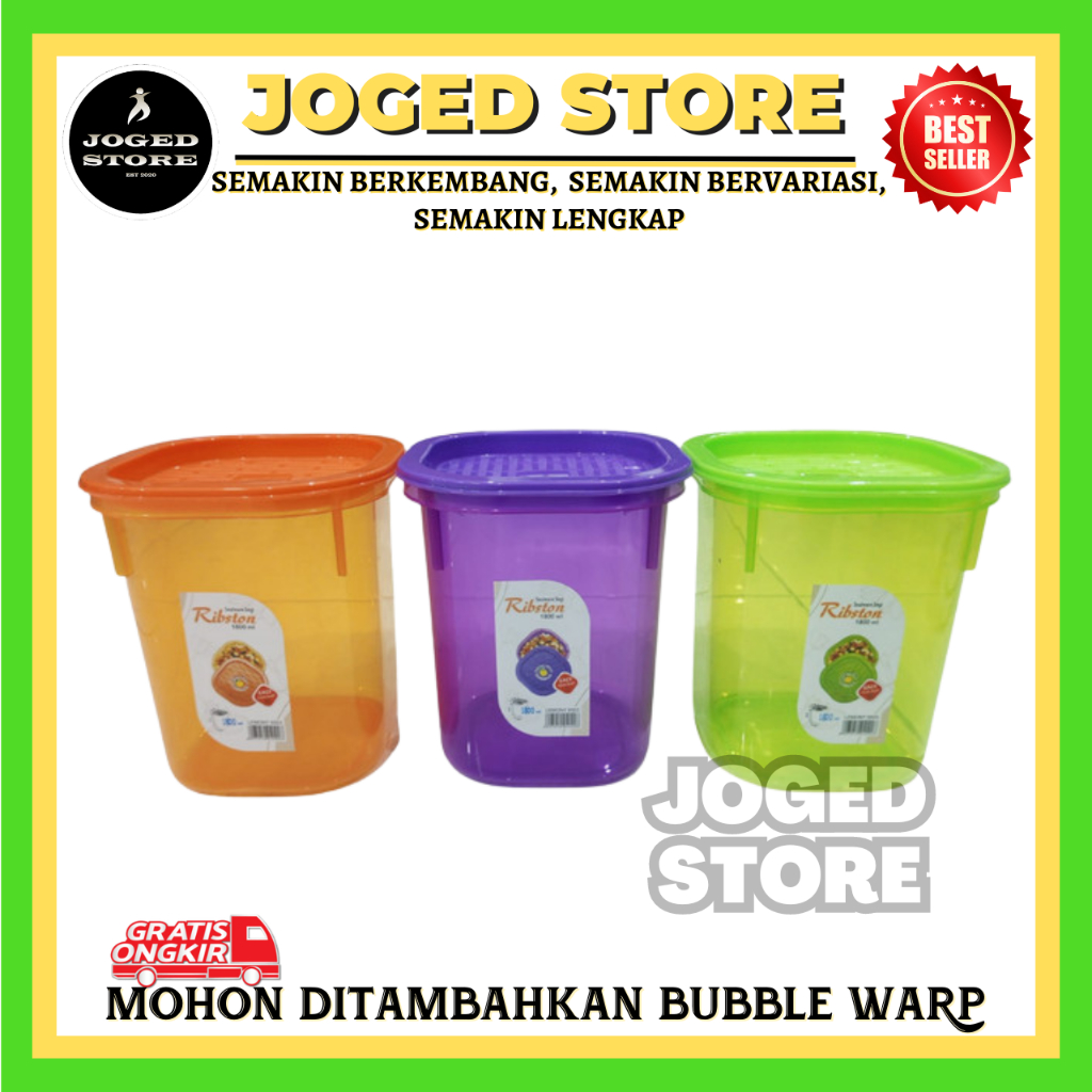 Sealware Segi Ribston 1800ml Lemony 6503 | Toples Plastik Segi