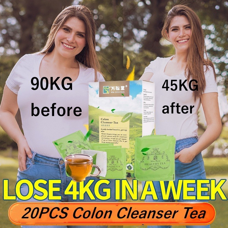

【Effective in 3 Days】20Pcs/Set Slimming Tea Herbal Thin Belly Tea Not Rebound Weight Loss Tea Green Tea for Weight Loss 100% Authentic Just 7 Days Effective Slimming Tea With