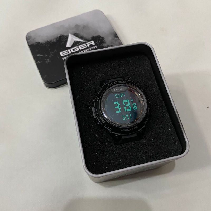 Original Jam Tangan Eiger1989 Helicon Watch Digital