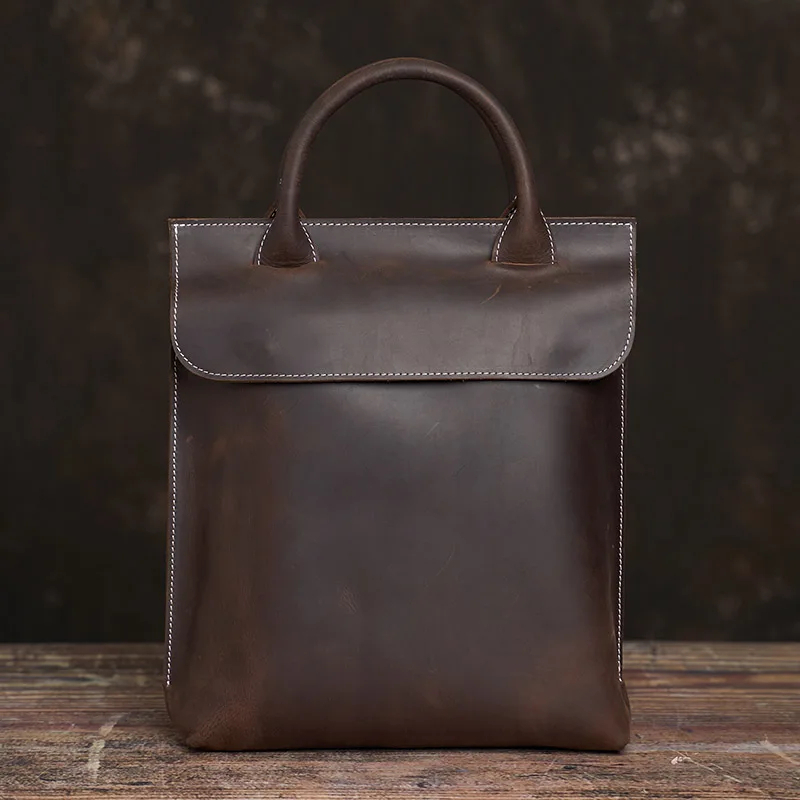 Tas Kerja Pria Selempang Bahu Kulit Asli - Tas Tangan Asli Kulit Sapi - Tas Slempang Kulit Asli Orig