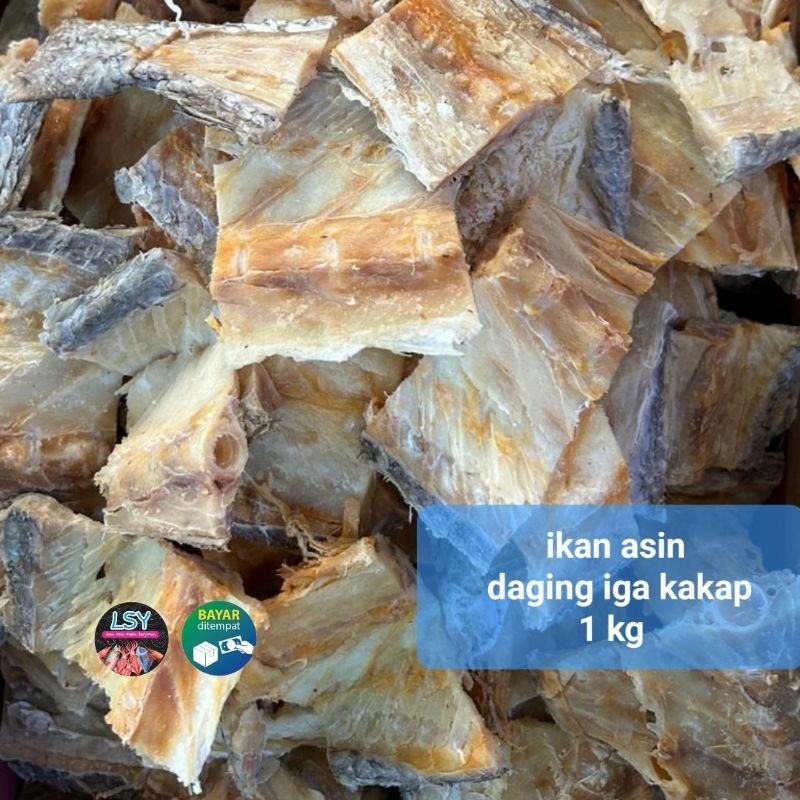 

ikan asin daging iga kakap 1 kg